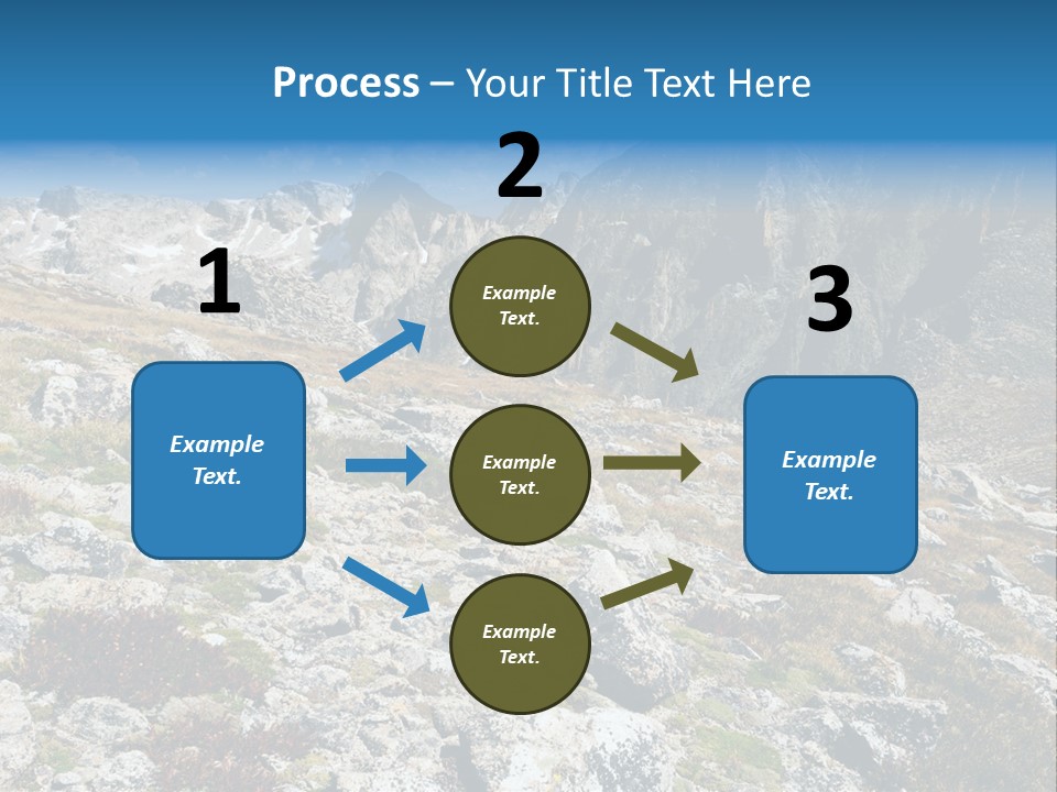 Great Divide Elevation Colorado PowerPoint Template