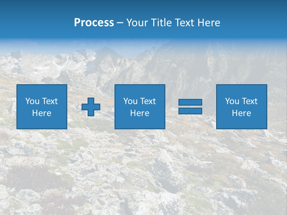 Great Divide Elevation Colorado PowerPoint Template