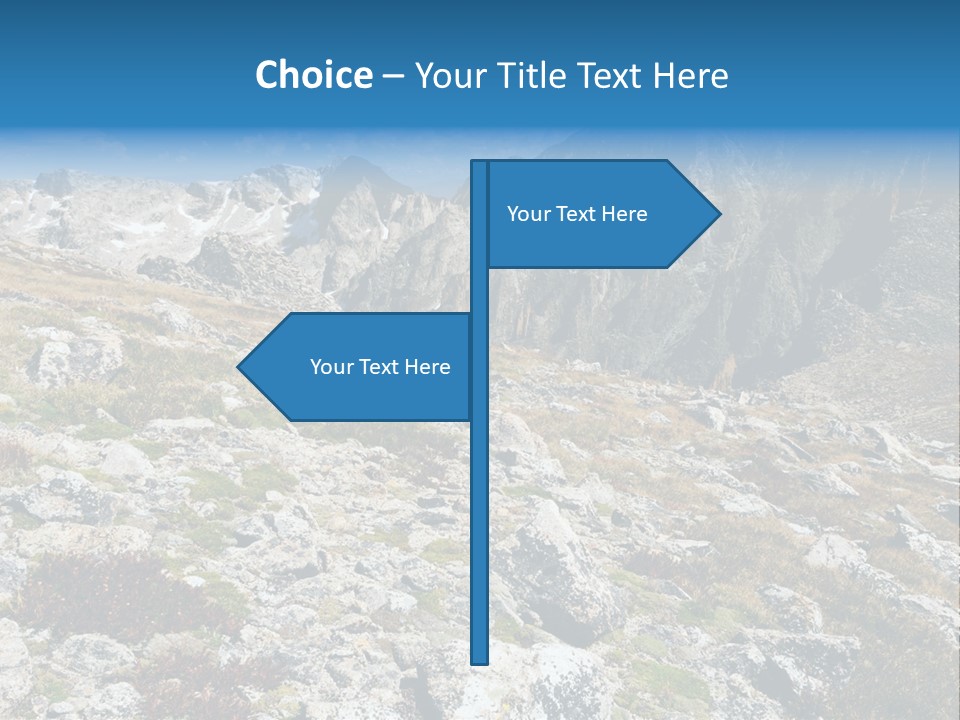 Great Divide Elevation Colorado PowerPoint Template