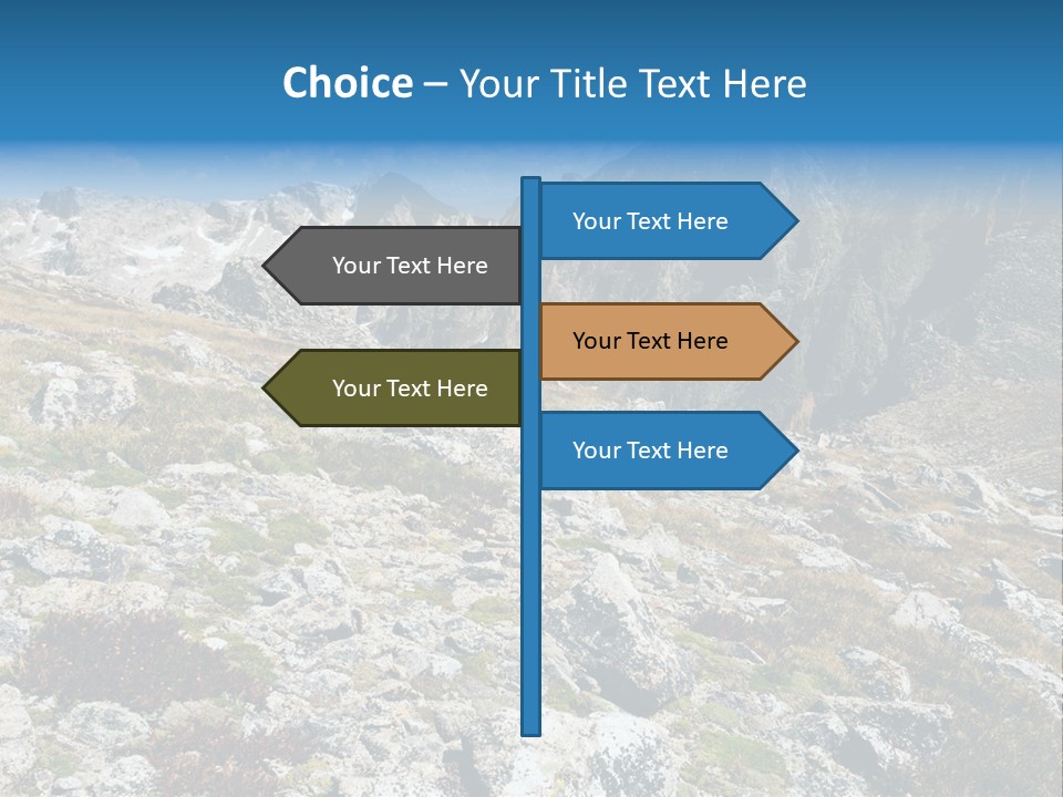 Great Divide Elevation Colorado PowerPoint Template