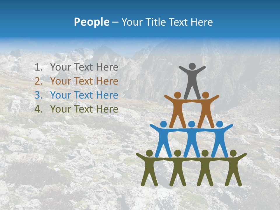 Great Divide Elevation Colorado PowerPoint Template