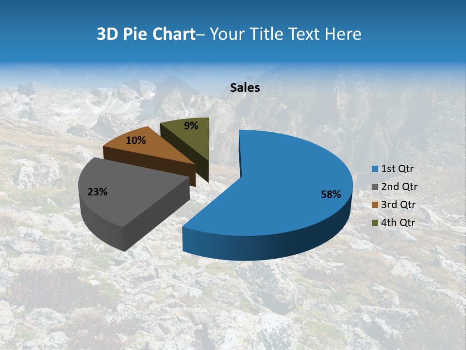 Great Divide Elevation Colorado PowerPoint Template