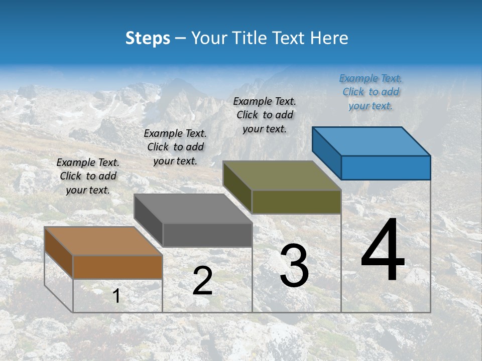 Great Divide Elevation Colorado PowerPoint Template
