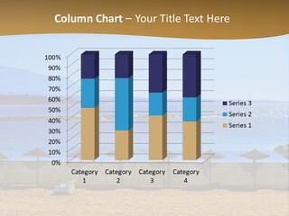 Sunbathe Malaga Umbrellas PowerPoint Template