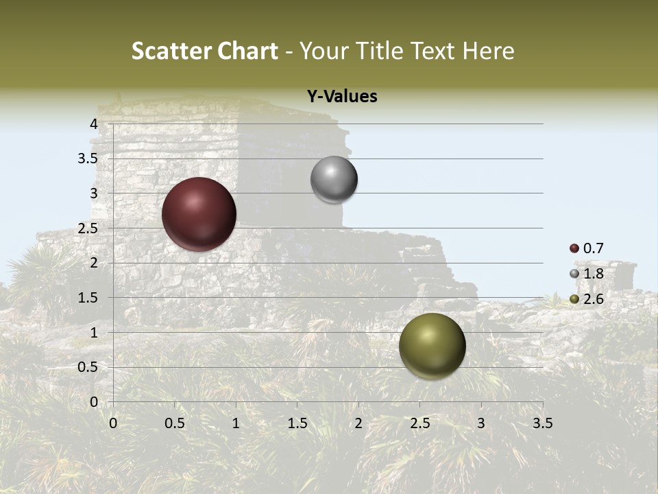 Archeological Site Tulum Building PowerPoint Template