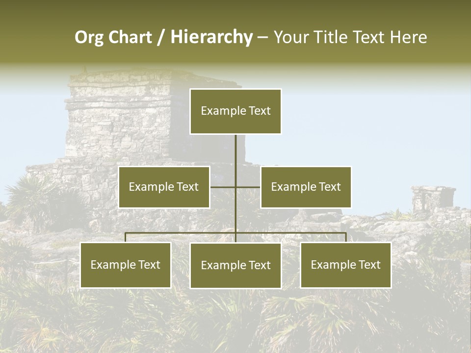 Archeological Site Tulum Building PowerPoint Template