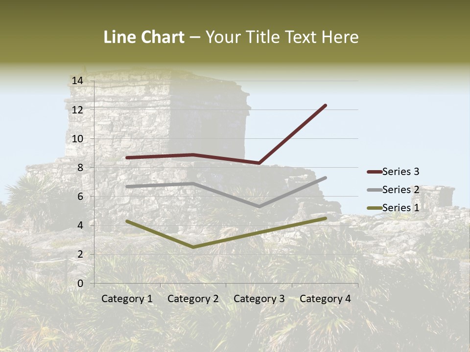 Archeological Site Tulum Building PowerPoint Template