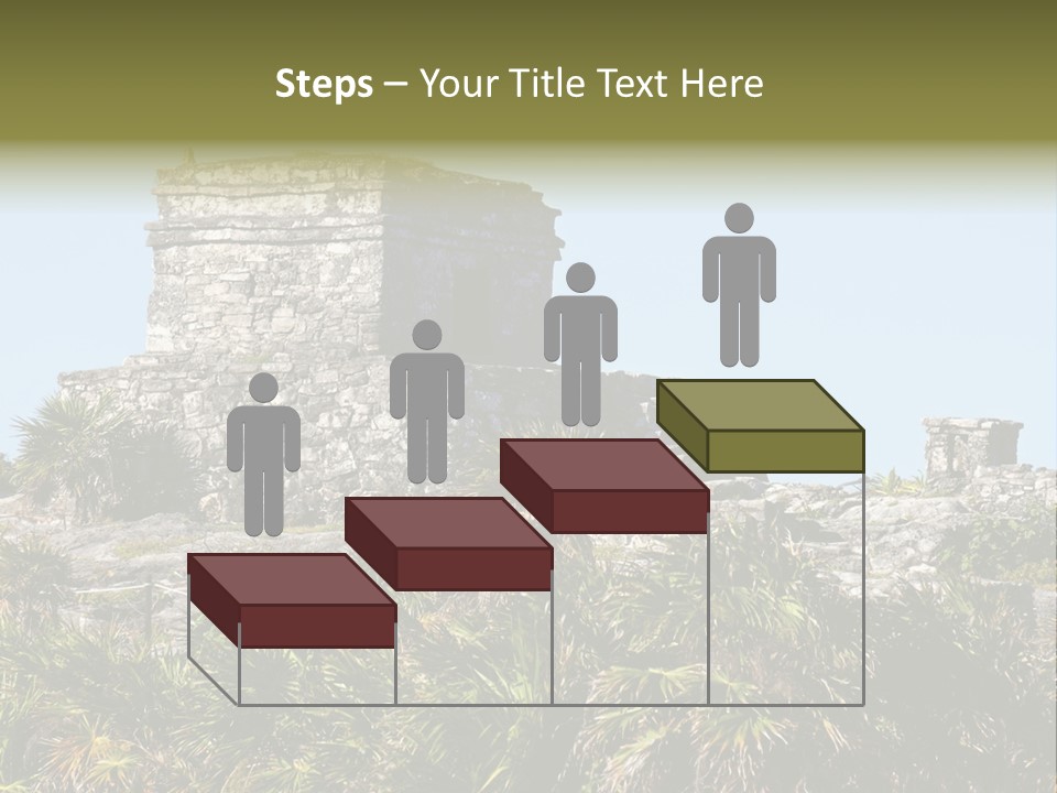 Archeological Site Tulum Building PowerPoint Template