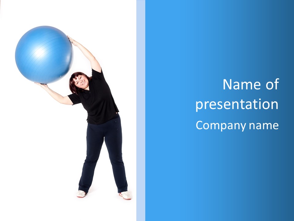 Recreation Female Woman PowerPoint Template