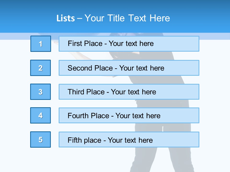 Recreation Female Woman PowerPoint Template