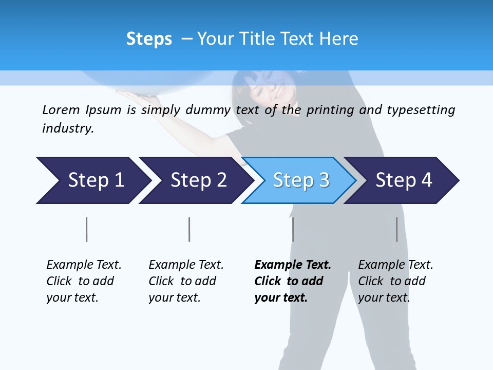 Recreation Female Woman PowerPoint Template