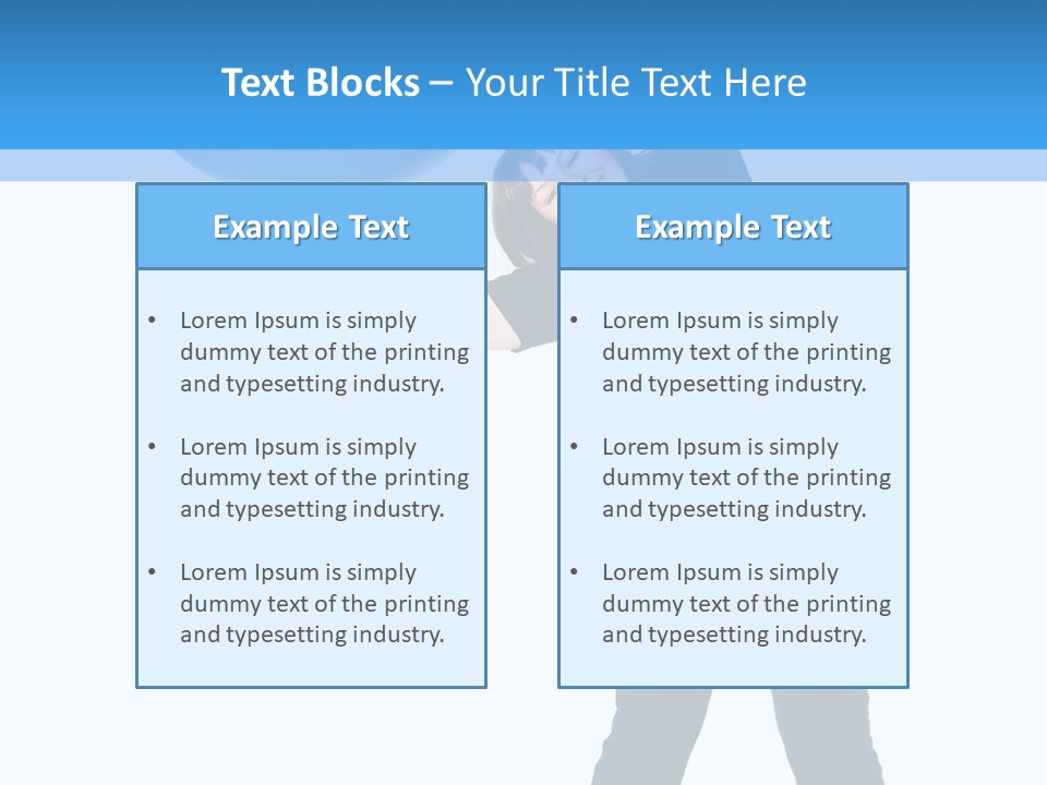 Recreation Female Woman PowerPoint Template