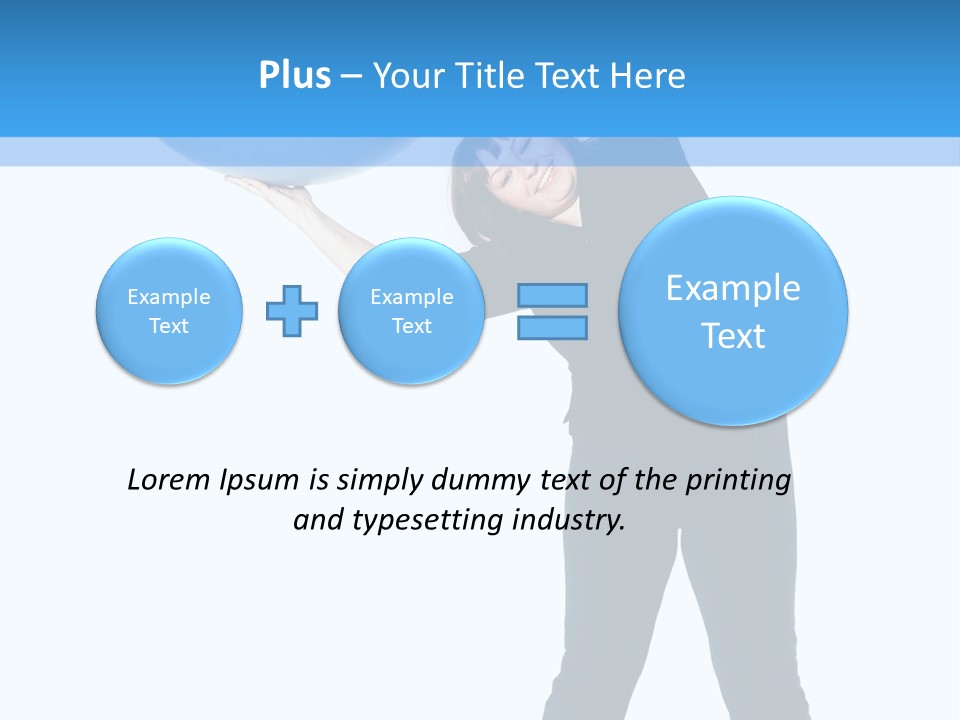 Recreation Female Woman PowerPoint Template