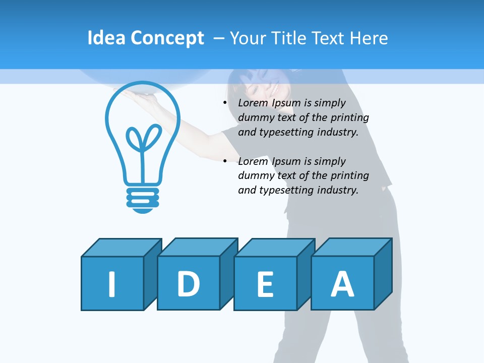 Recreation Female Woman PowerPoint Template