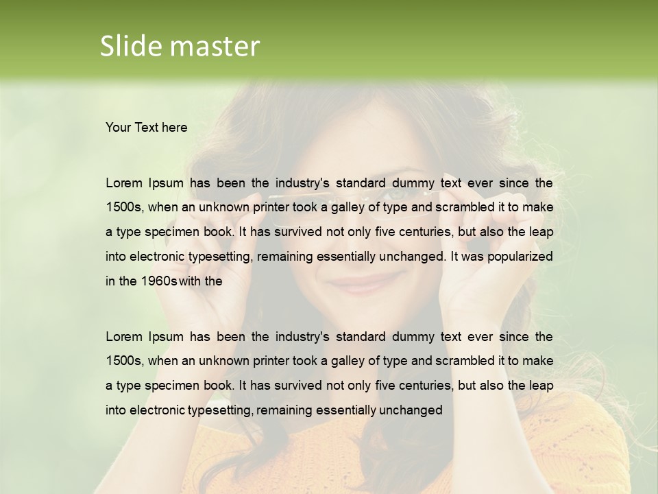 Jolly Girl Nice PowerPoint Template