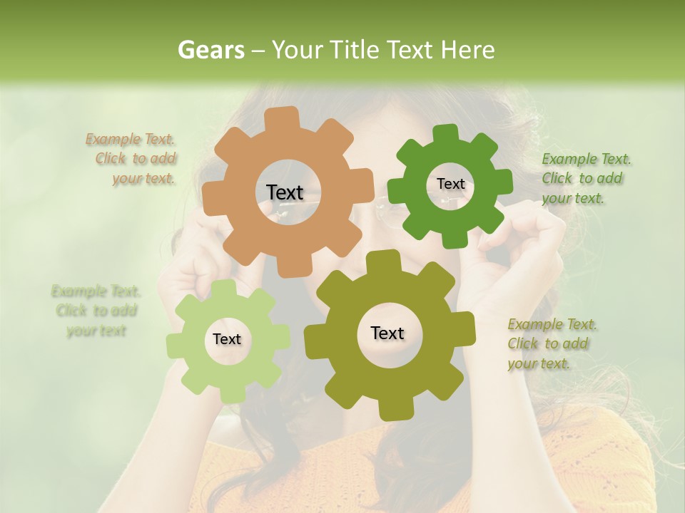 Jolly Girl Nice PowerPoint Template