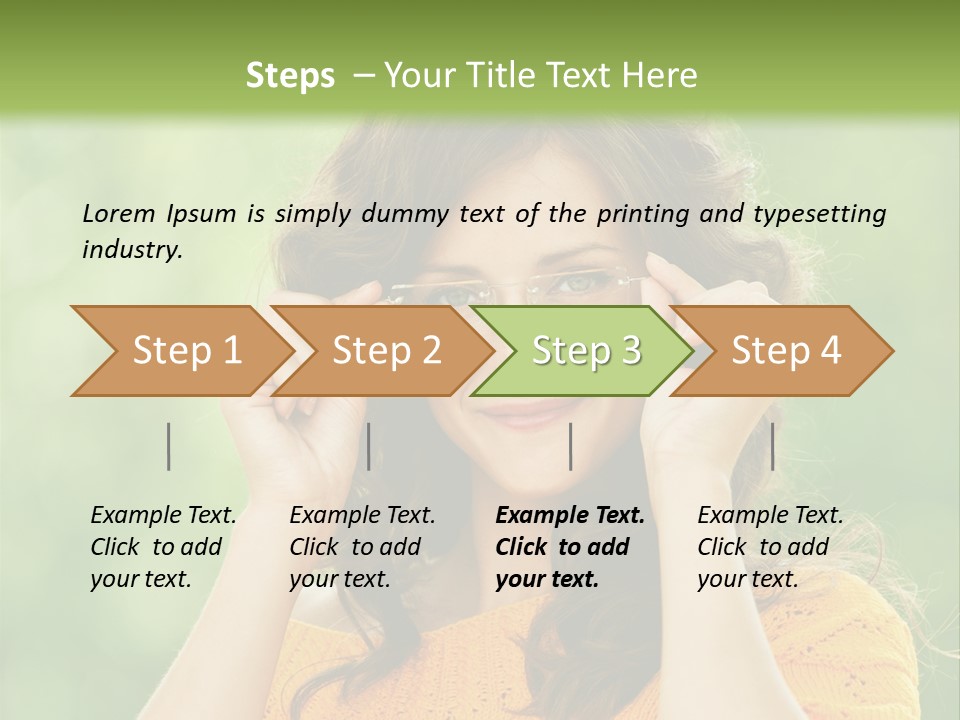 Jolly Girl Nice PowerPoint Template