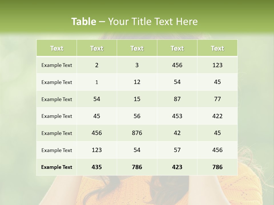 Jolly Girl Nice PowerPoint Template