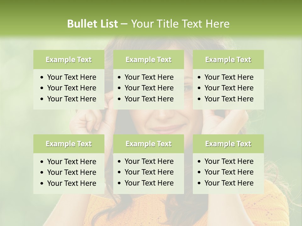 Jolly Girl Nice PowerPoint Template