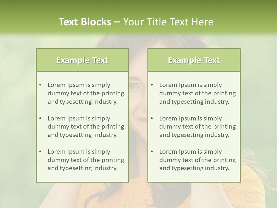 Jolly Girl Nice PowerPoint Template