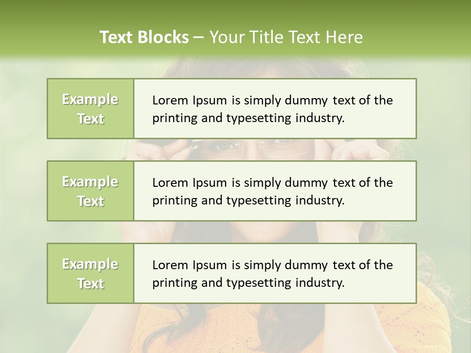 Jolly Girl Nice PowerPoint Template