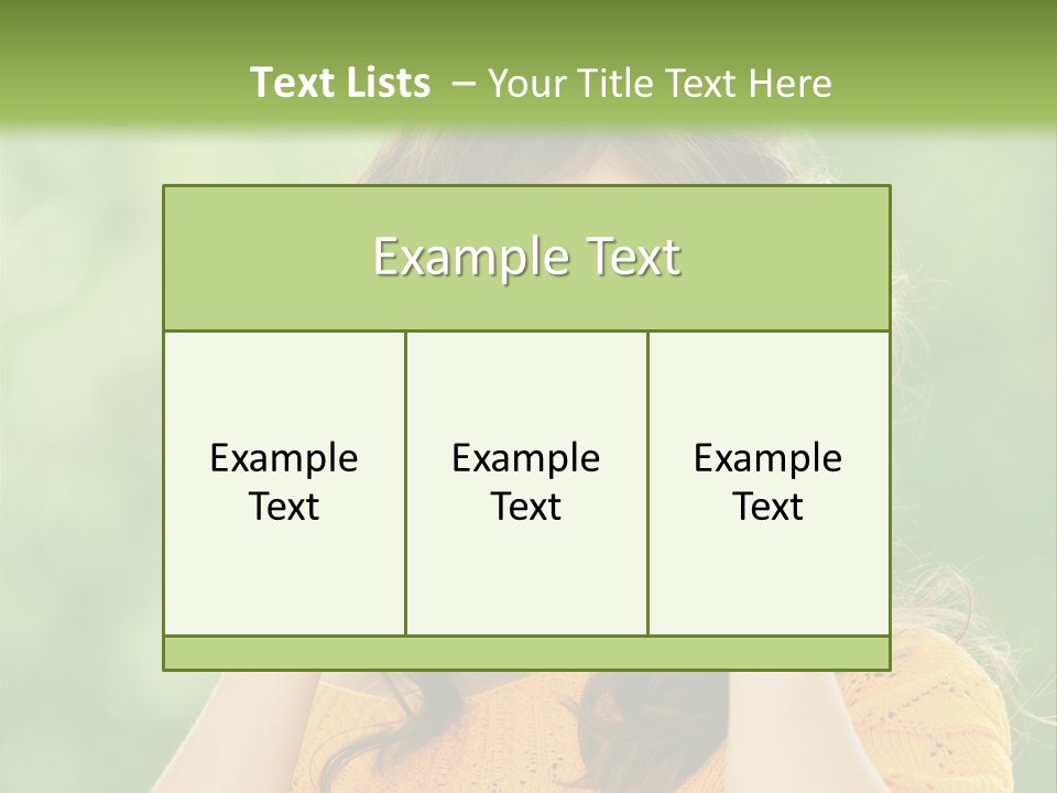 Jolly Girl Nice PowerPoint Template