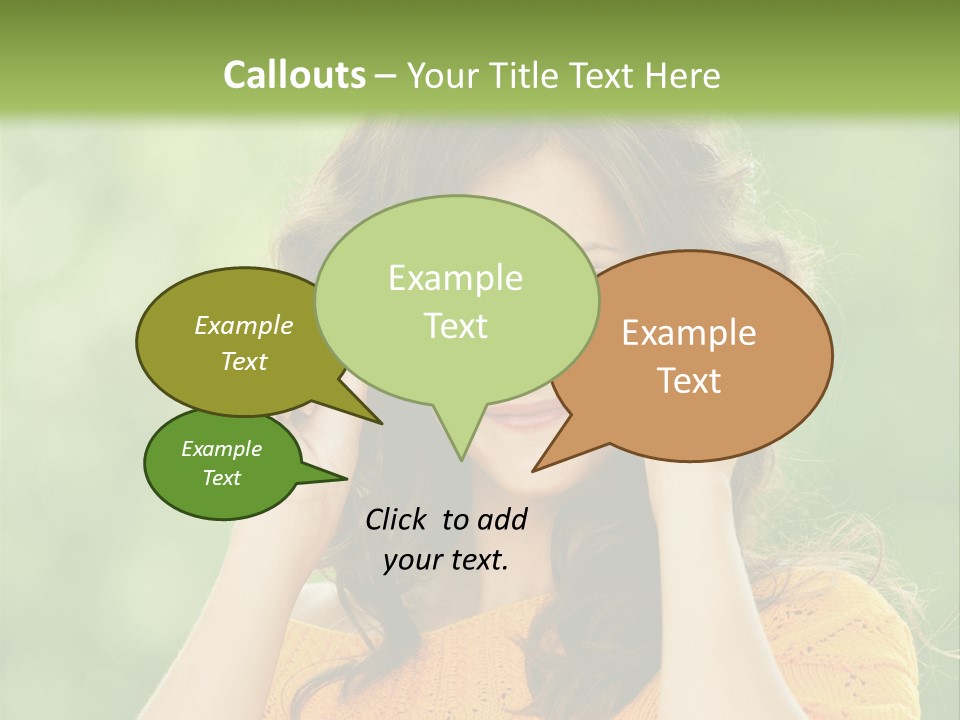 Jolly Girl Nice PowerPoint Template