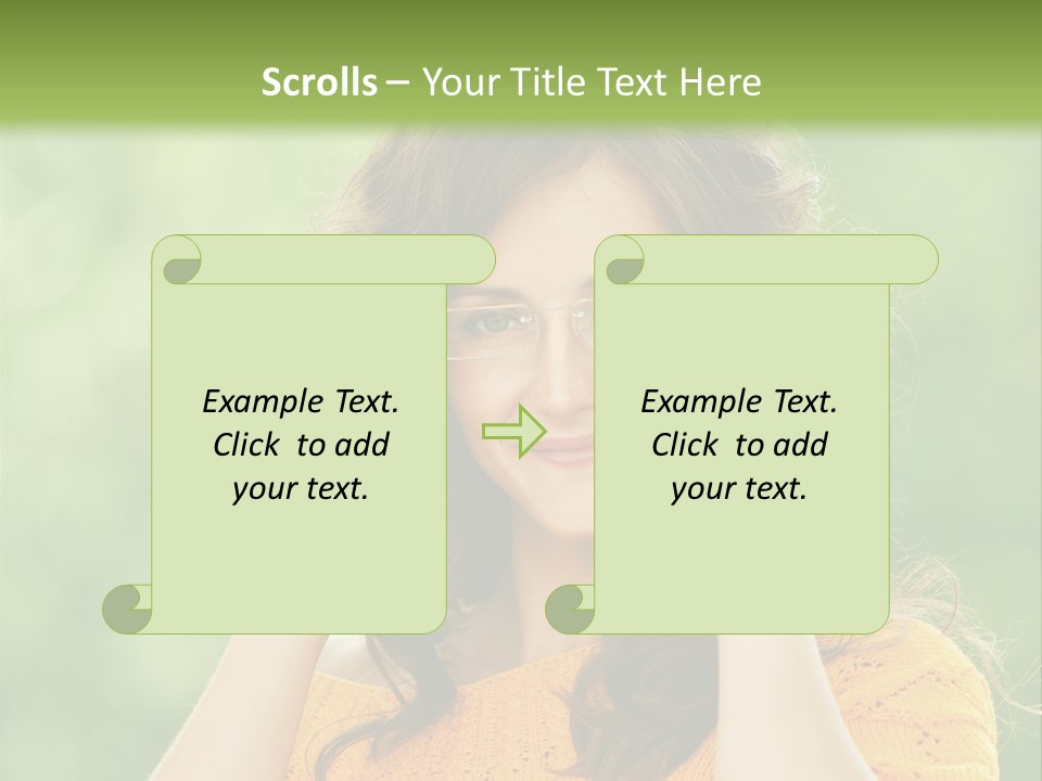 Jolly Girl Nice PowerPoint Template