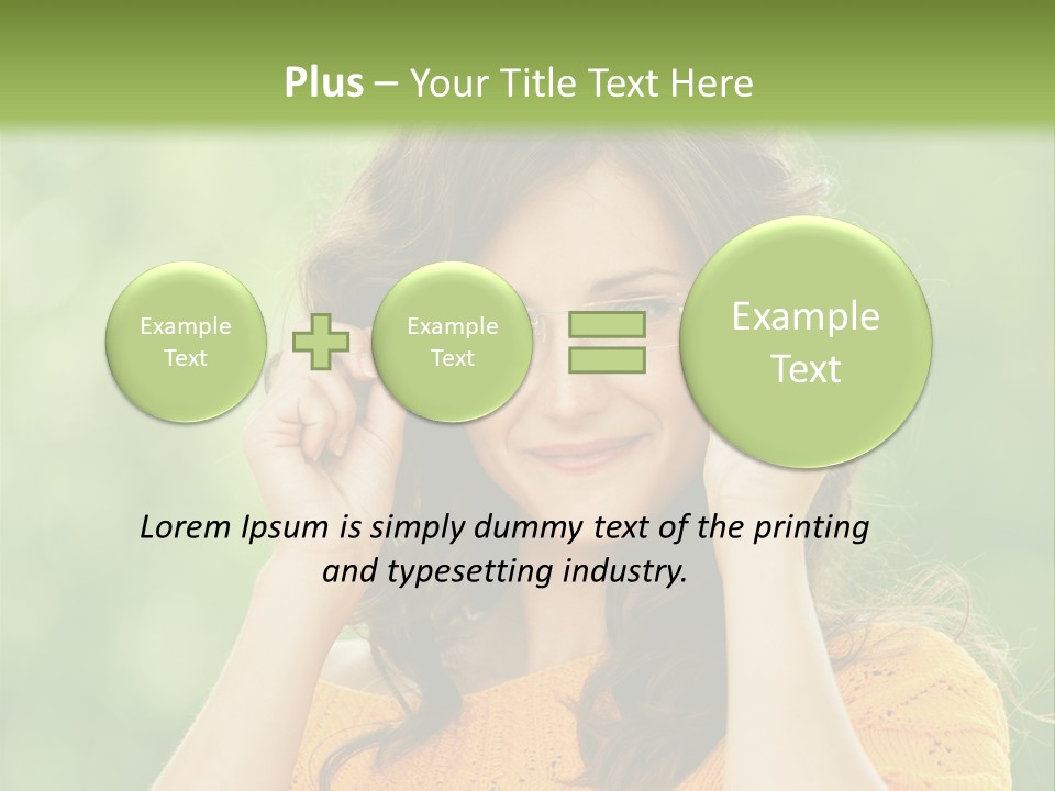 Jolly Girl Nice PowerPoint Template