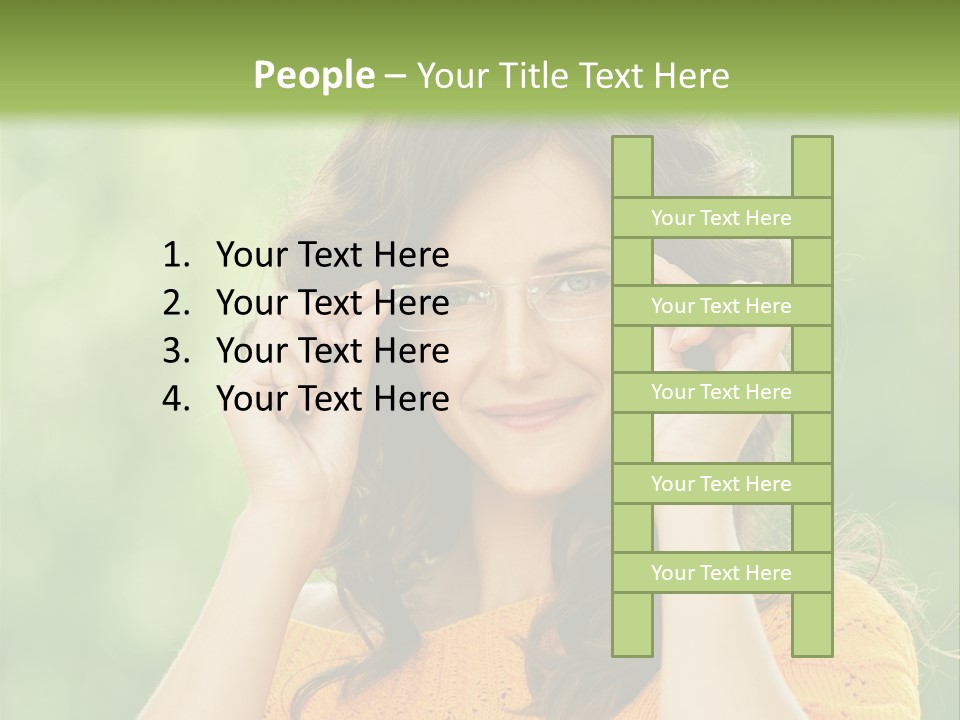 Jolly Girl Nice PowerPoint Template