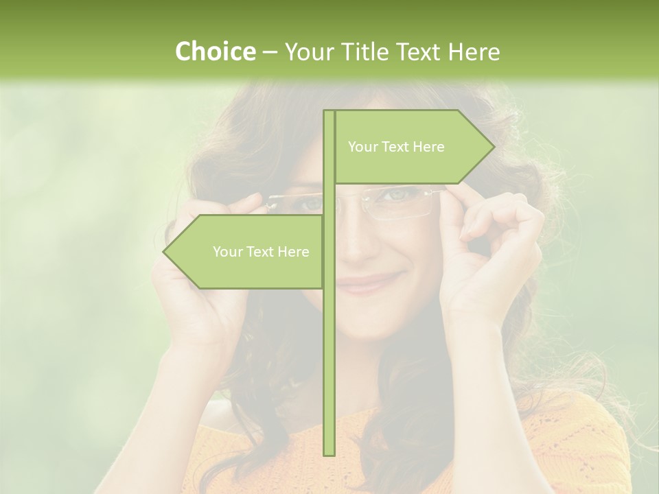 Jolly Girl Nice PowerPoint Template