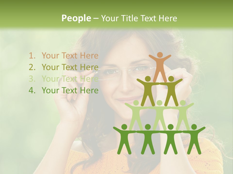 Jolly Girl Nice PowerPoint Template