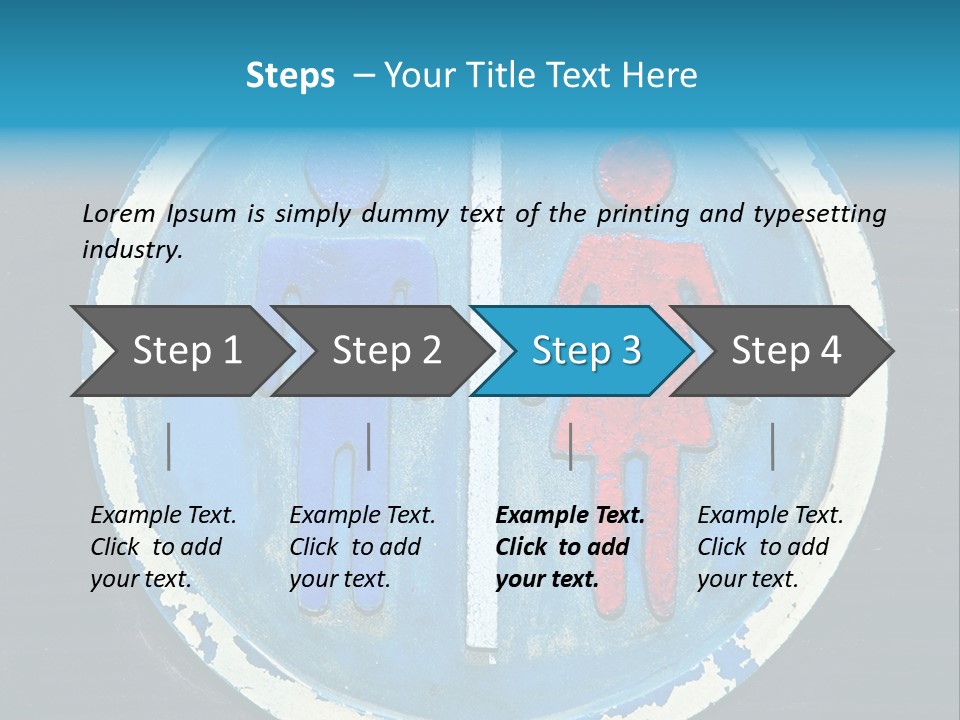 Rest Black Men PowerPoint Template