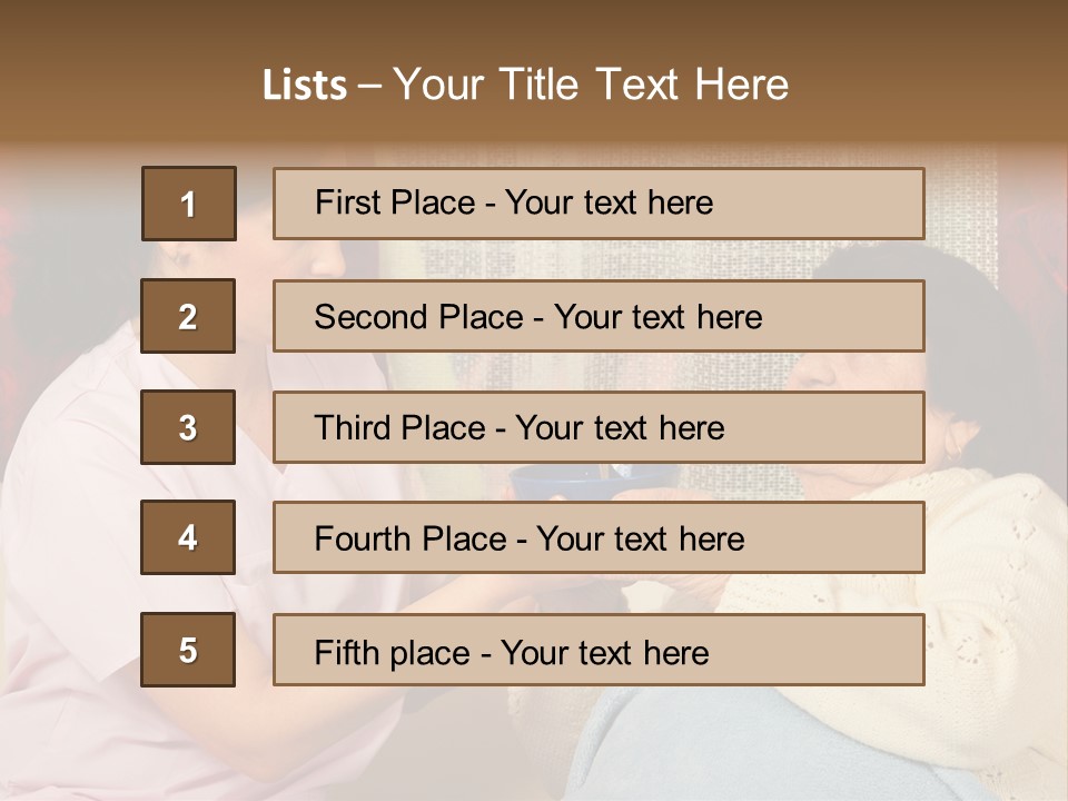 Doctor Visit Food PowerPoint Template
