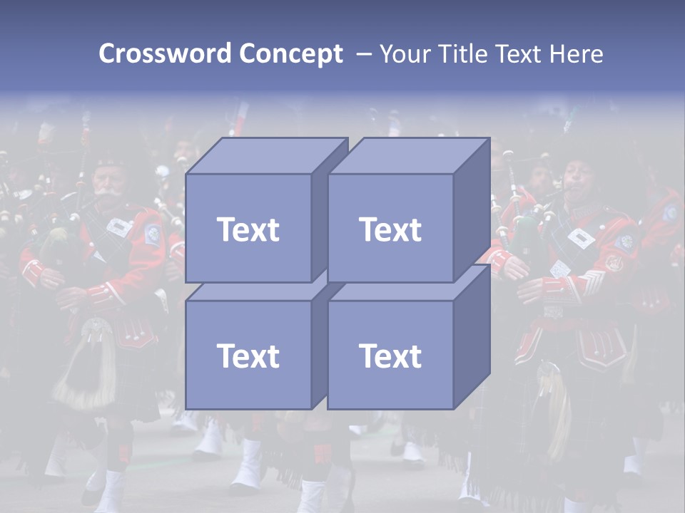 Celebration Ireland Kilt PowerPoint Template