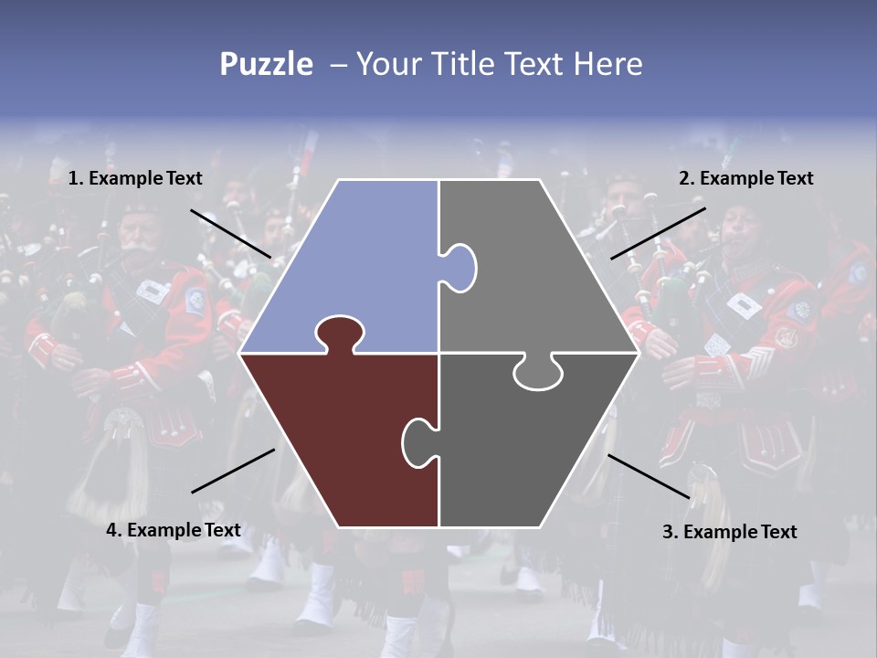 Celebration Ireland Kilt PowerPoint Template