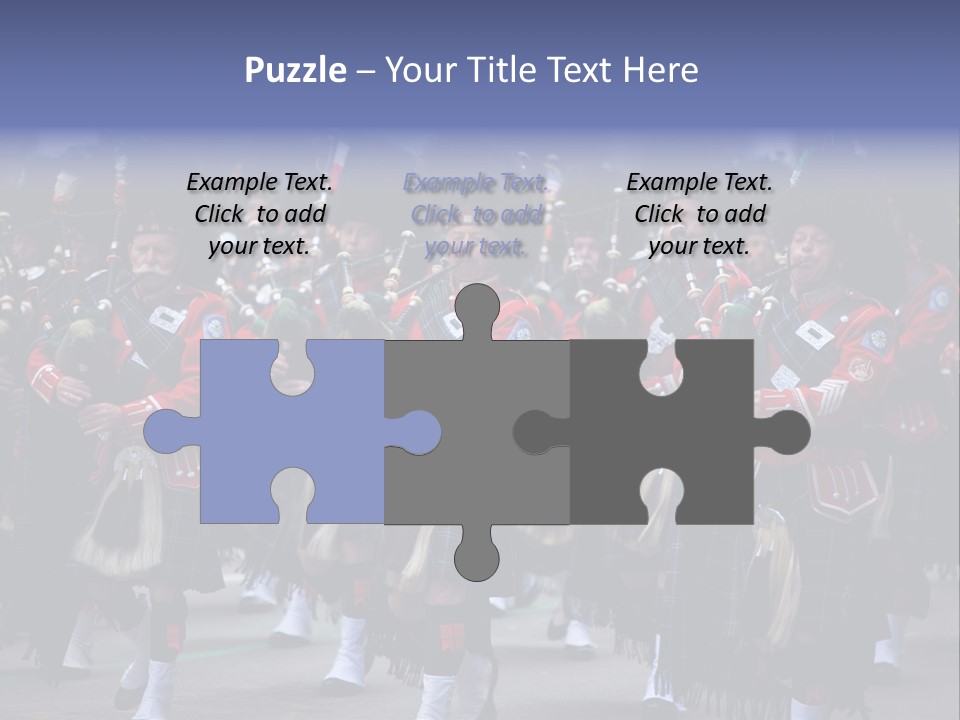 Celebration Ireland Kilt PowerPoint Template