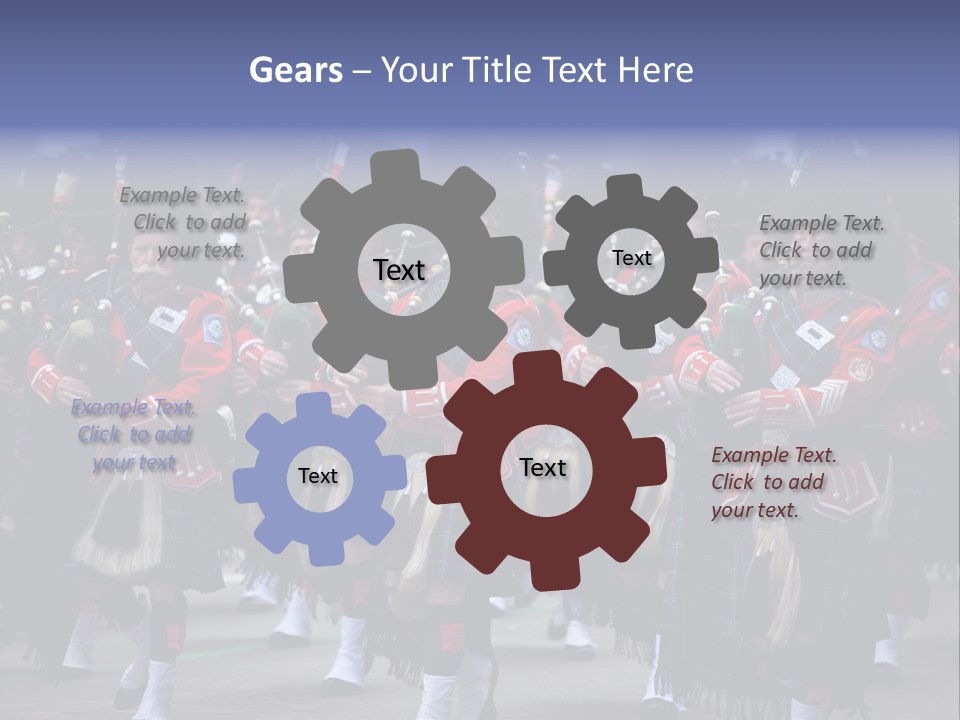 Celebration Ireland Kilt PowerPoint Template