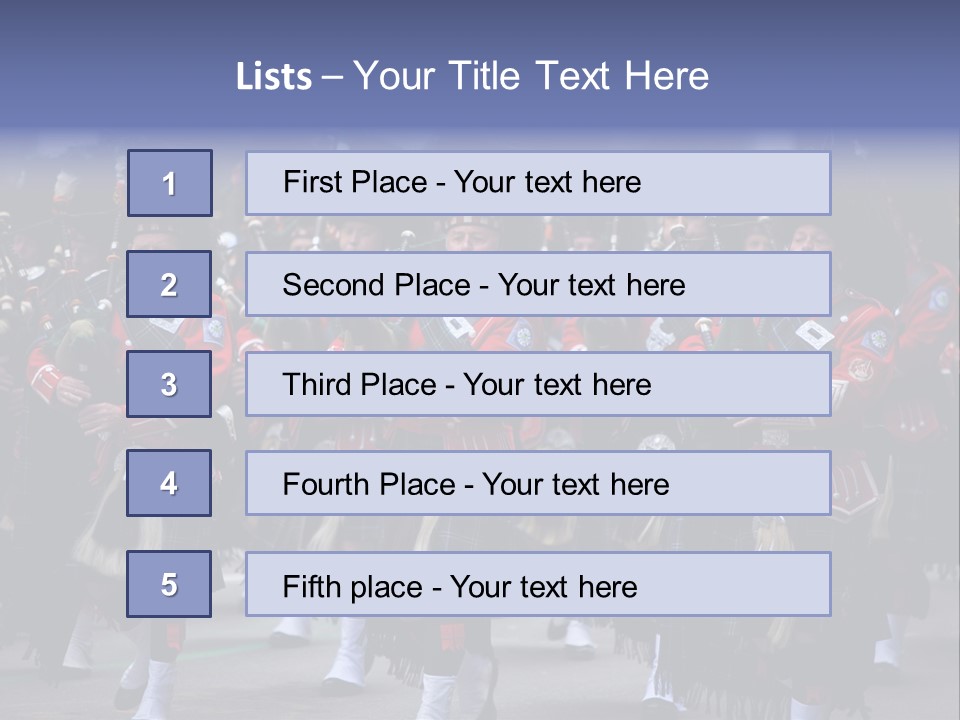 Celebration Ireland Kilt PowerPoint Template