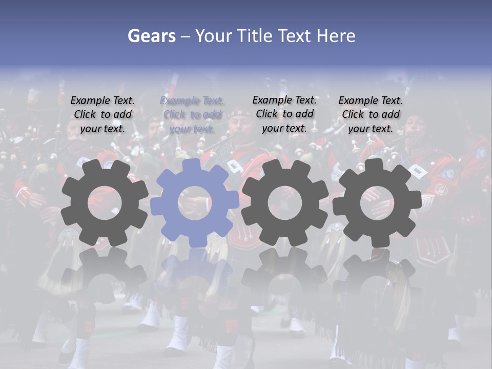 Celebration Ireland Kilt PowerPoint Template