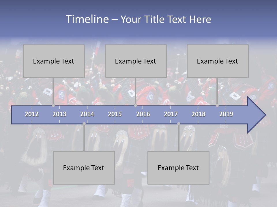 Celebration Ireland Kilt PowerPoint Template