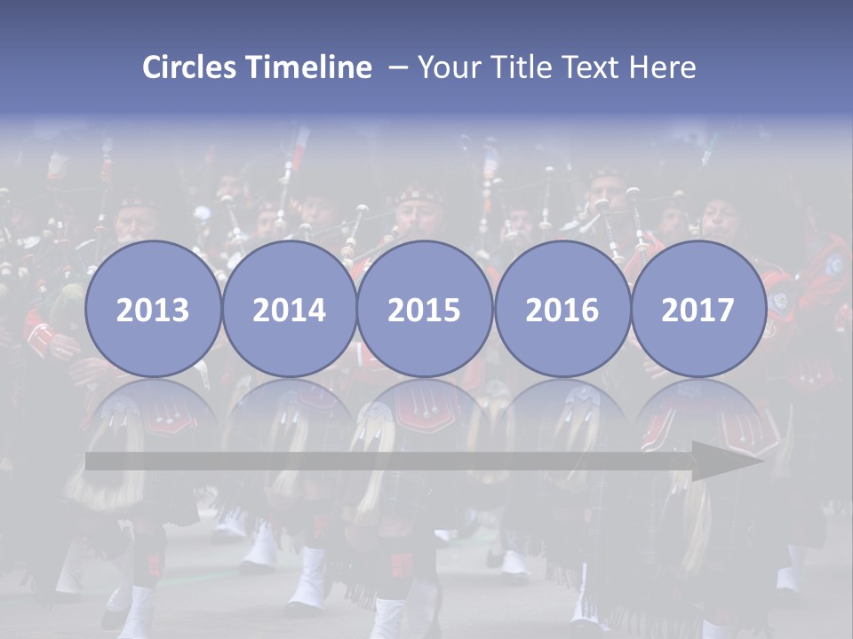 Celebration Ireland Kilt PowerPoint Template