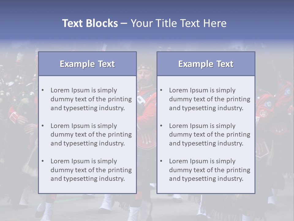 Celebration Ireland Kilt PowerPoint Template