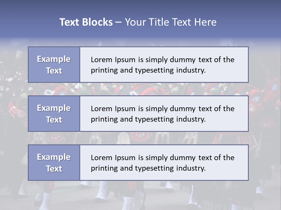 Celebration Ireland Kilt PowerPoint Template