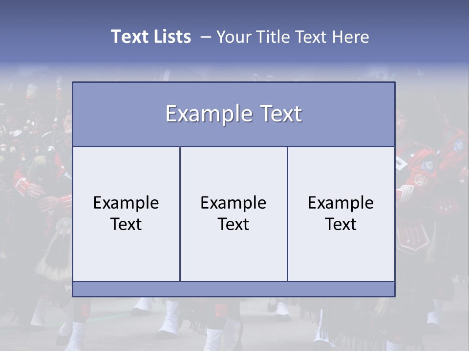 Celebration Ireland Kilt PowerPoint Template