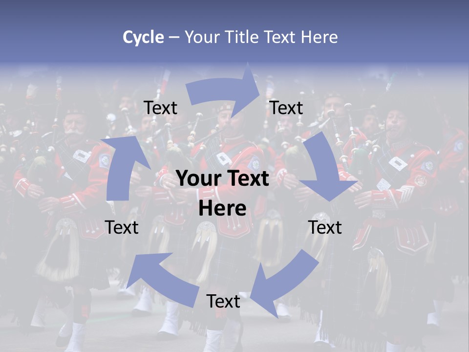 Celebration Ireland Kilt PowerPoint Template