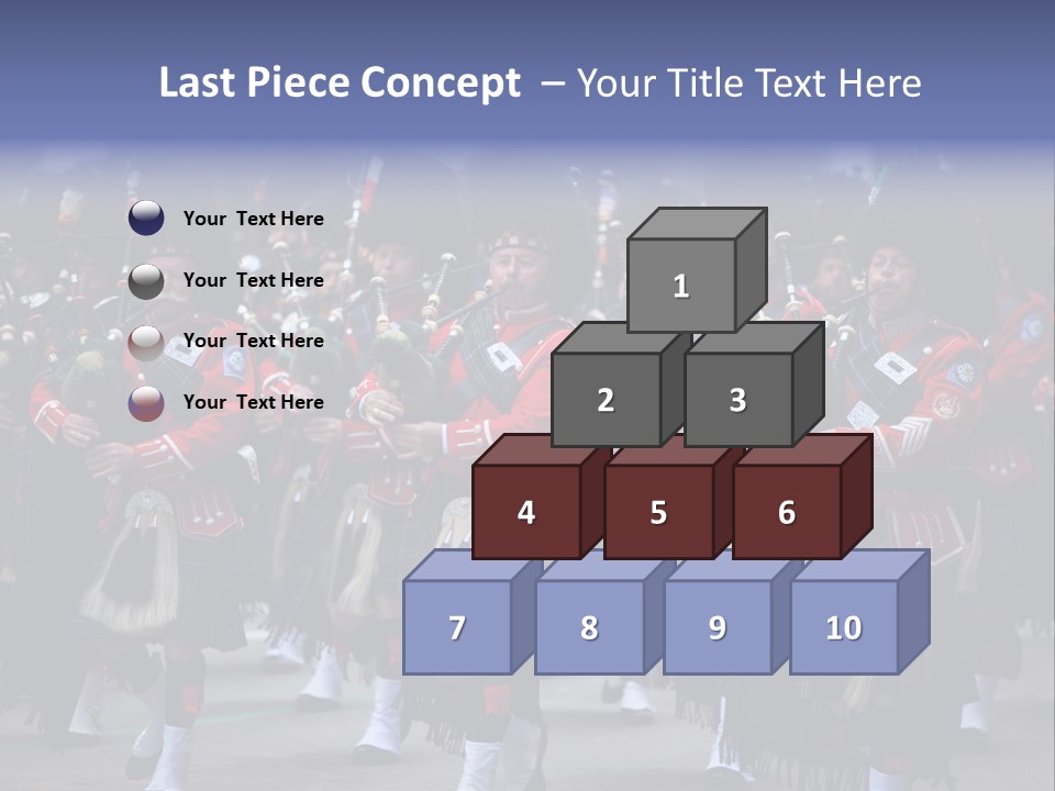 Celebration Ireland Kilt PowerPoint Template