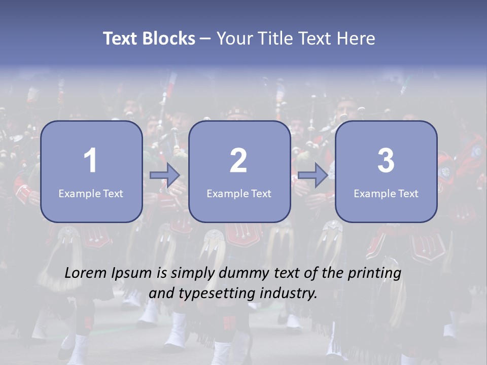 Celebration Ireland Kilt PowerPoint Template