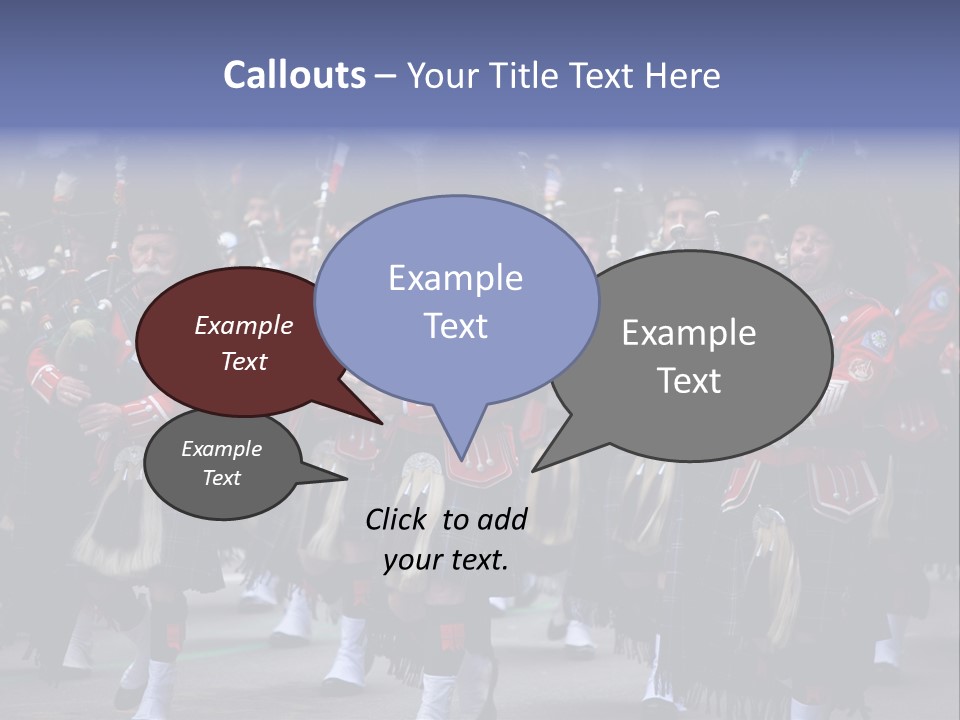 Celebration Ireland Kilt PowerPoint Template