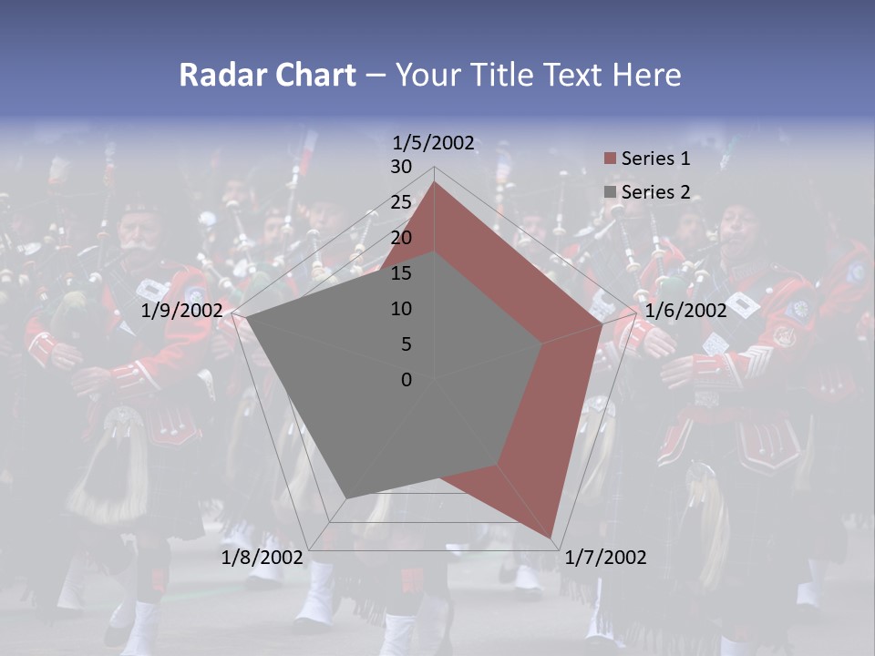 Celebration Ireland Kilt PowerPoint Template